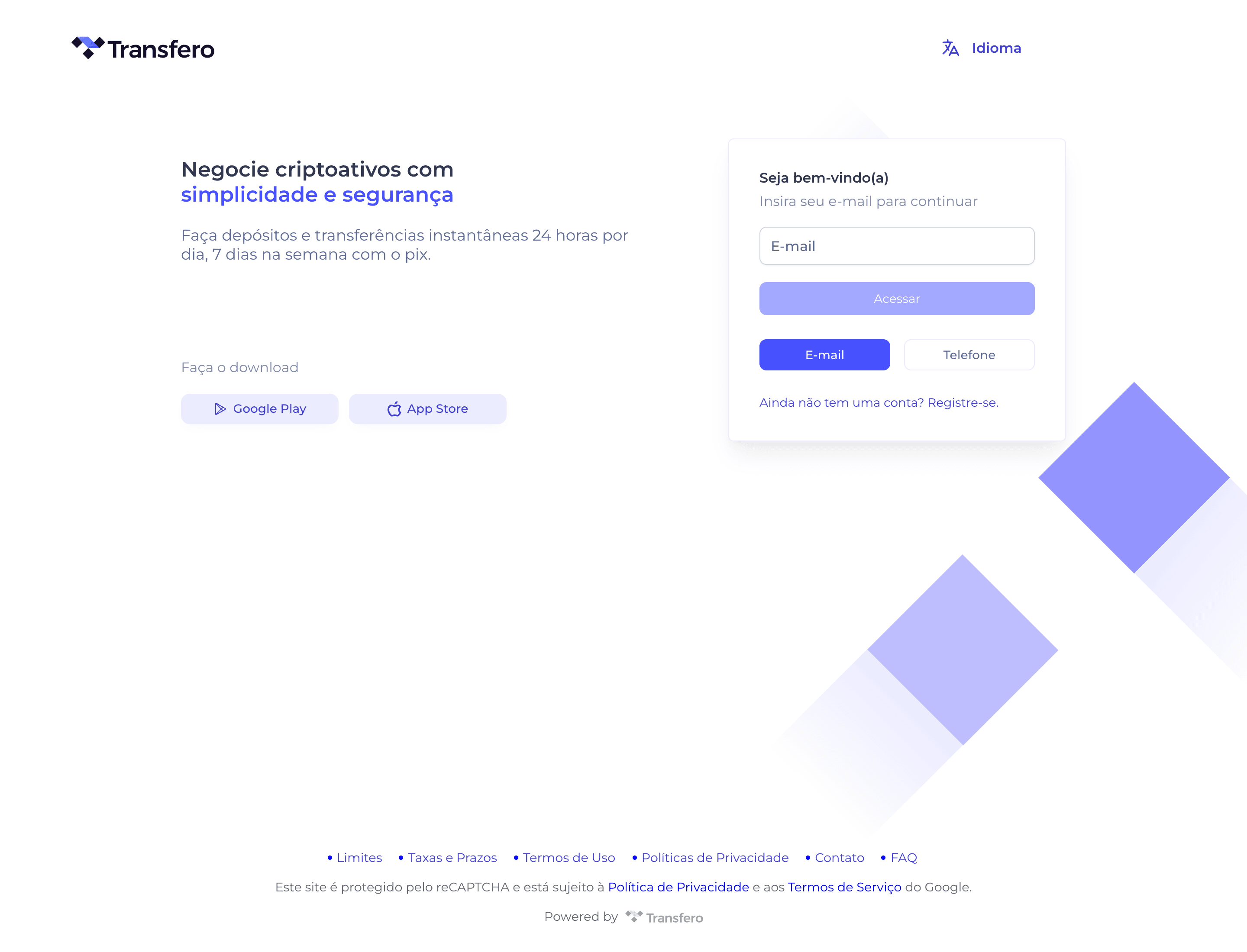 Transfero screenshot